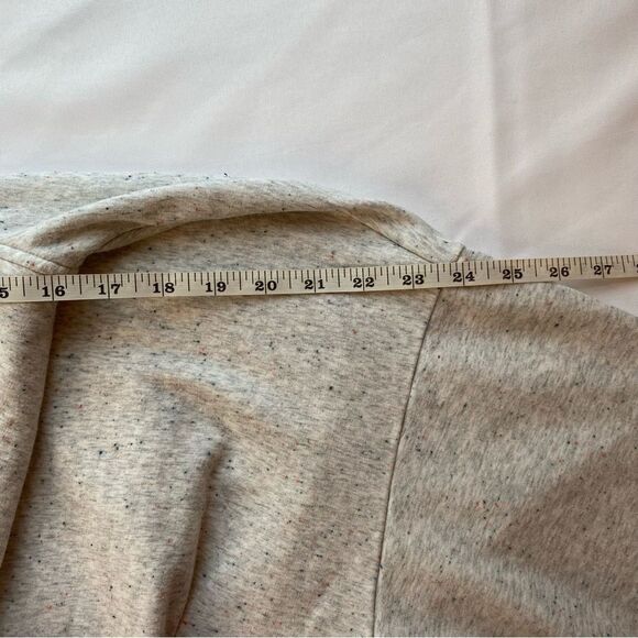 Athleta Heather Gray Speckled Balance Sweatshirt Size Small - Picture 11 of 13